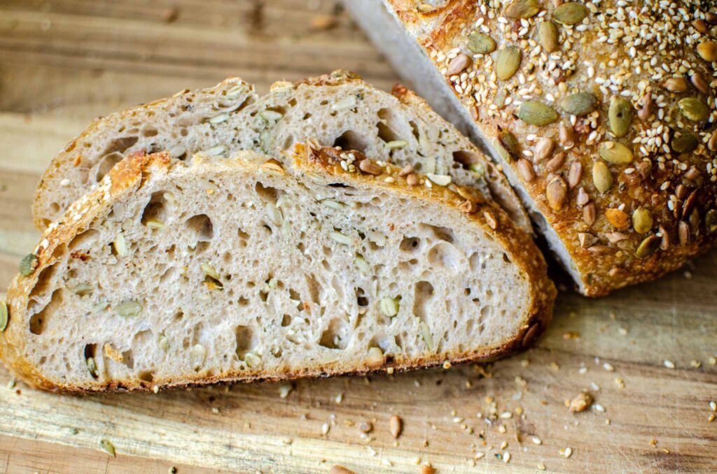 Nutritious multi-seed sourdough bread 400g – artisan sourdough, packed with seeds near me for healthy meals
