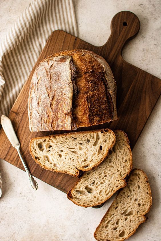 Classic sourdough loaf with a crisp crust. in The Pearl Island